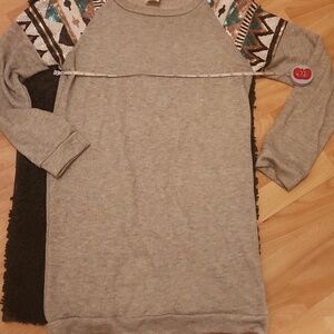 SUPERSALE🔥 Handmade/Upcycled Beading Design Long Sweater. Petite To MEDIUM.